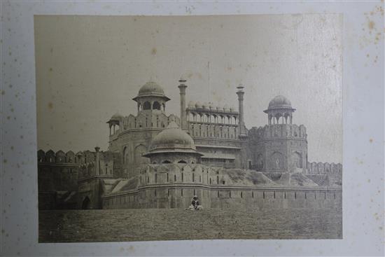 A World Tour photograph album, 17 x 12.5in.